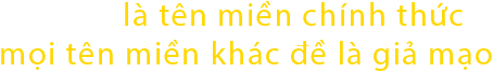 Tên miền chính thức của E368